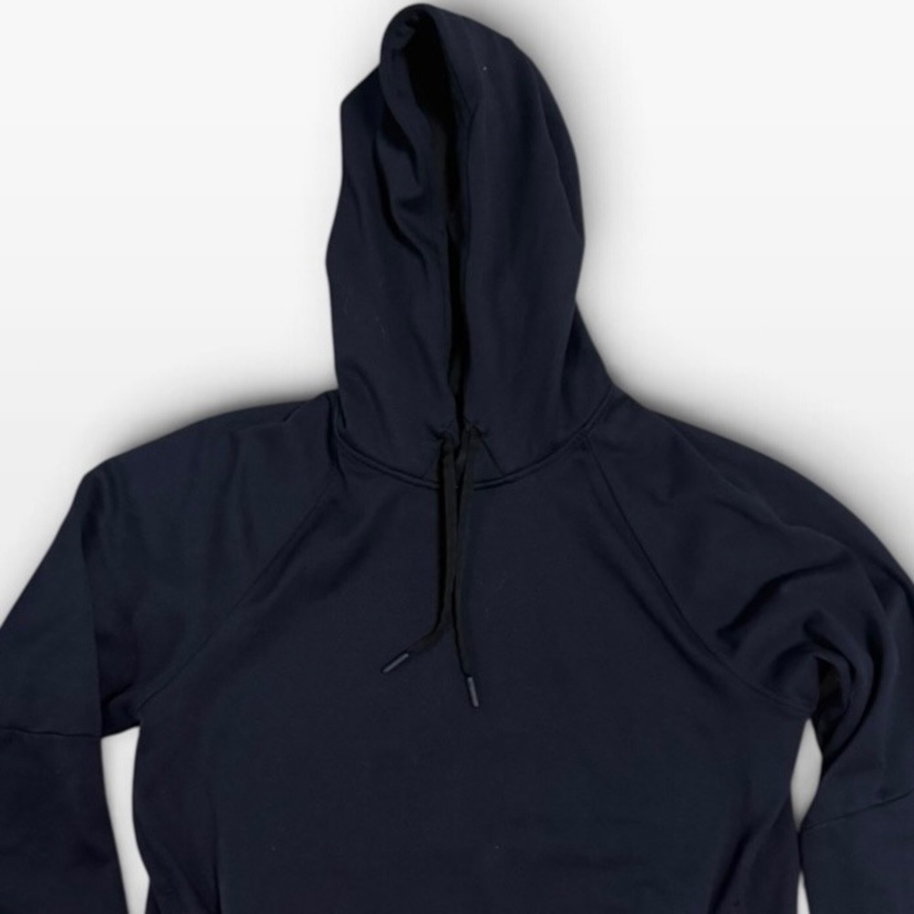 Lululemon City Sweat Hoodie Mens Small Pullover Raglan Stretch Navy Blue LM3BC1S
